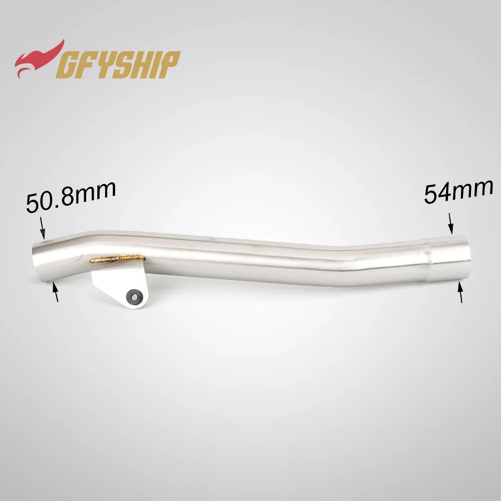 For SUZUKI GSF600 BANDIT 1995-2006 GSF1200 BANDIT 1996-2006 Motorcycle Exhausts Middle Link Pipes Slip-on