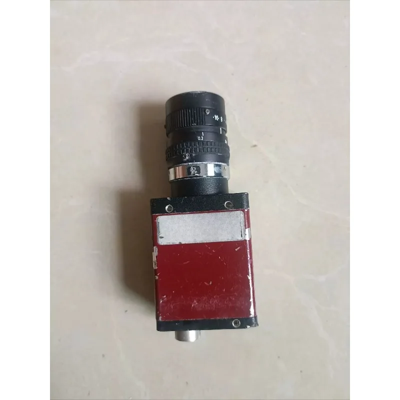 F-080B IRF Industrial Vision Camera Used Visible Bump Scratches Paint Loss As-Is Condition for Industrial Automation Inspection