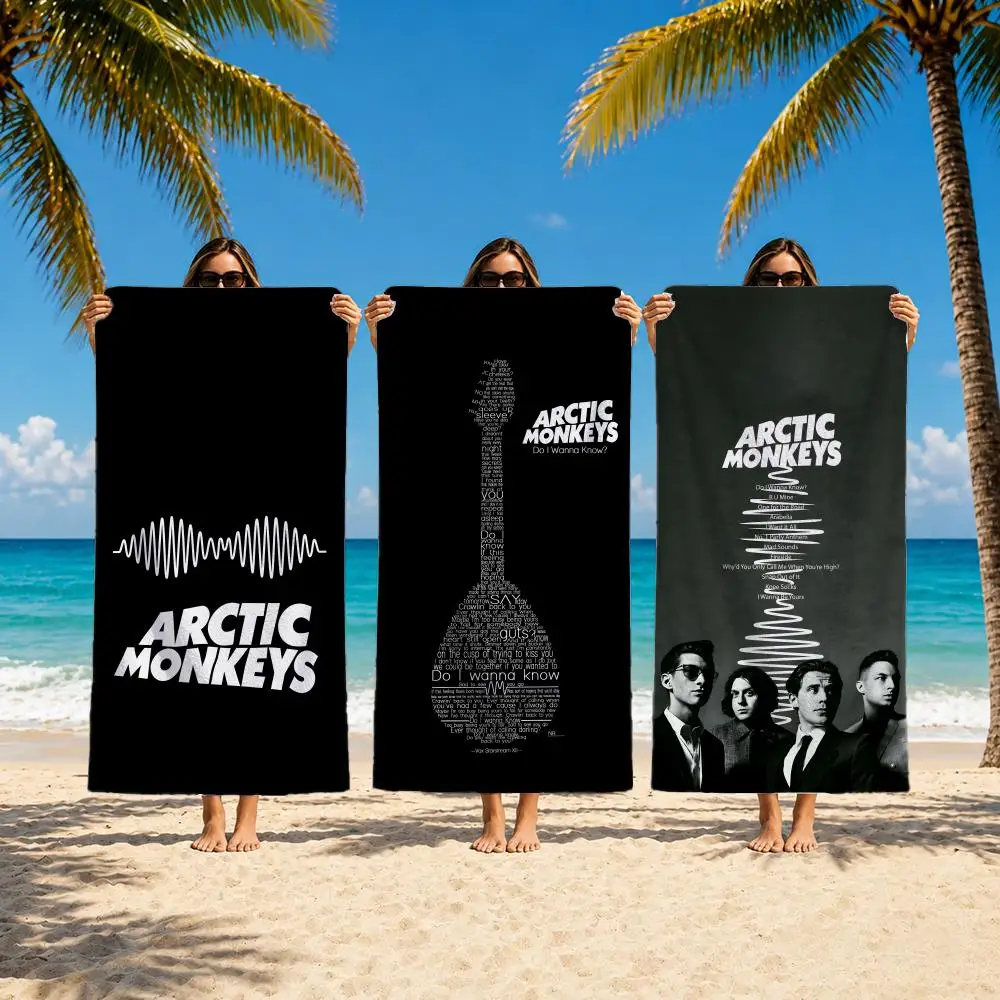 Band Arctic Monkeys Towel Towel beach towel, quick drying absorbent bath towel for Swim,Gym,Camping,Outdoor hot