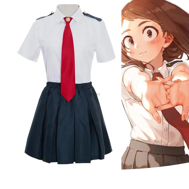 My Hero Academia Cosplay Costume Uniform Midoriya Izuku Bakugou Katsuki Ochaco Uraraka School Set Anime Costume Uniform