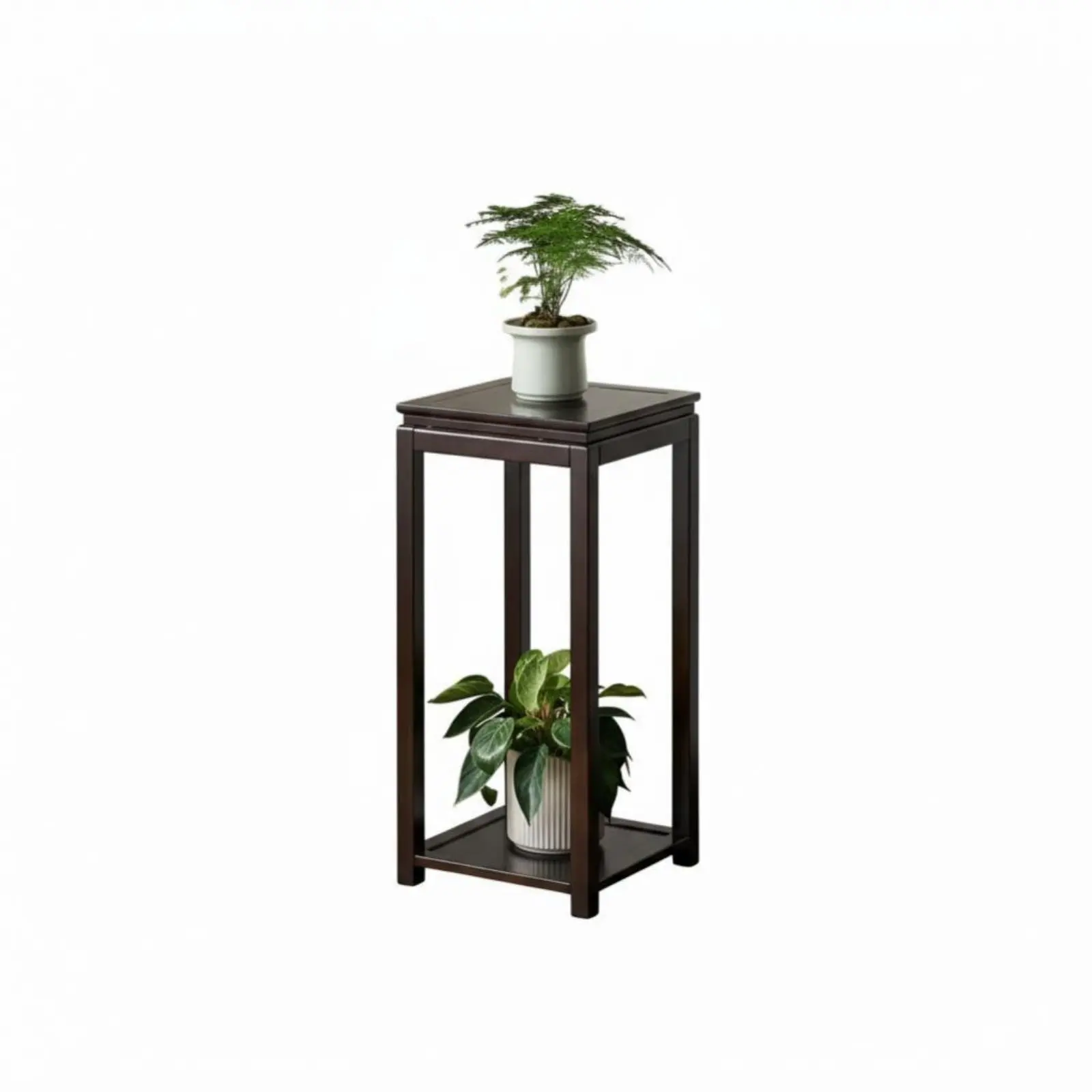 

Multi-Tier Flower Rack Floor-Standing Plant Holder Mortise and Tenon Joinery Minimalist Design for Decorators, Bedroom