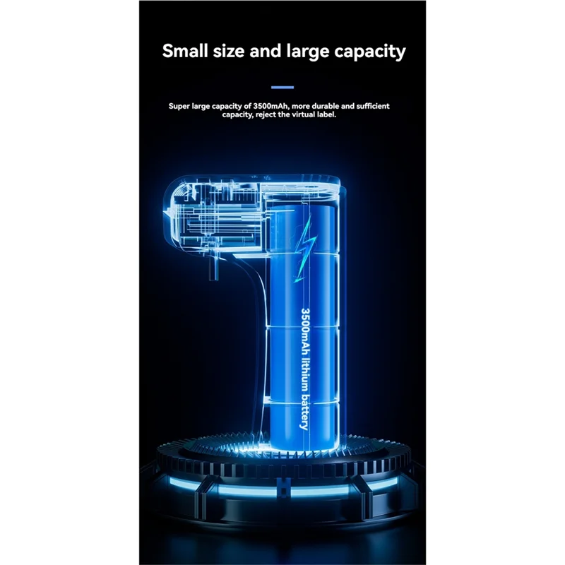 حزمة بطارية A47F لوحدة تحكم PS5/Edge 3500Mah حزمة بطارية شحن سريع لملحقات لوحة الألعاب اللاسلكية PS5/Edge