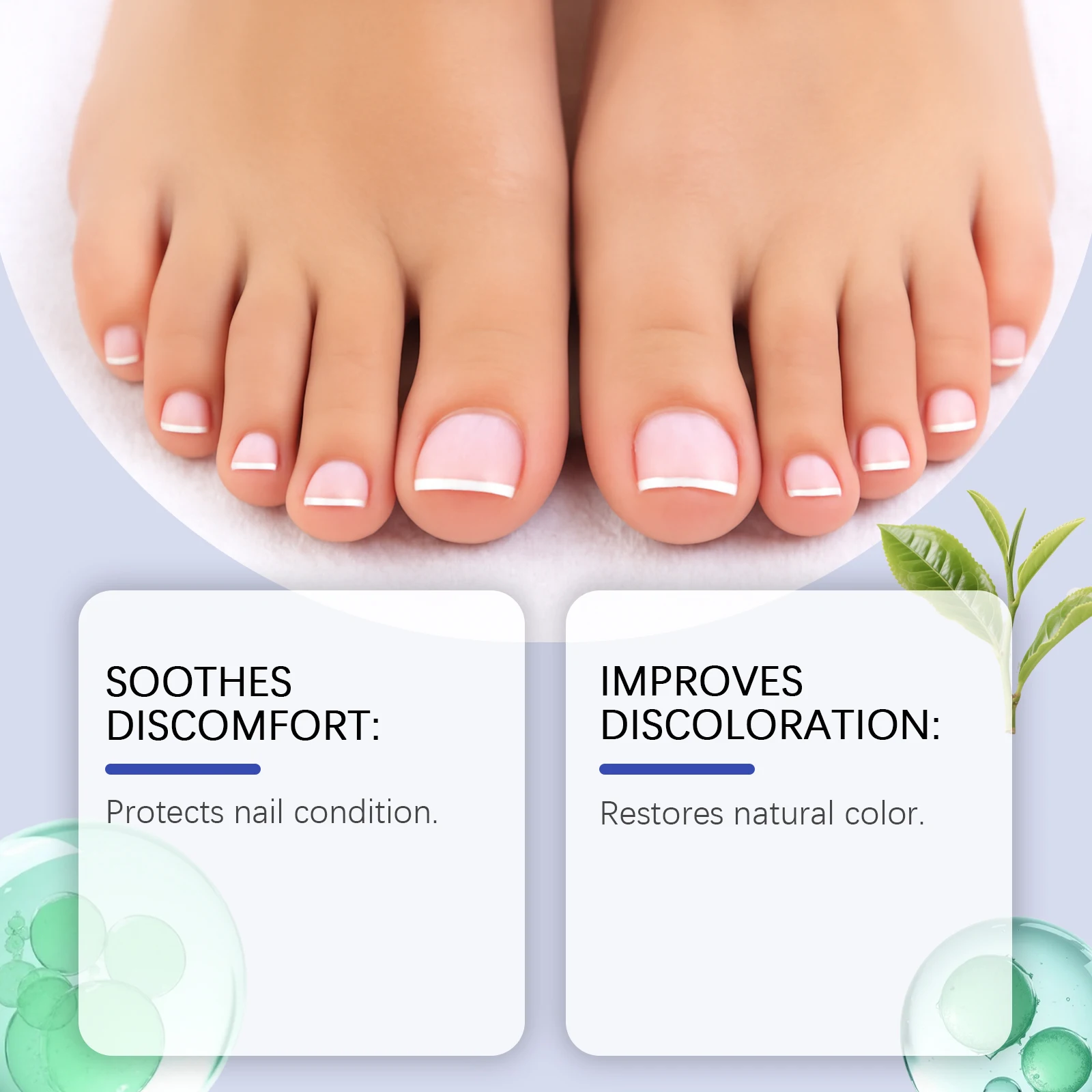سائل مغذي للعناية بالأظافر، عناية لطيفة لليدين والقدمين، سائل تنظيف وصيانة يوميًا للأظافر
