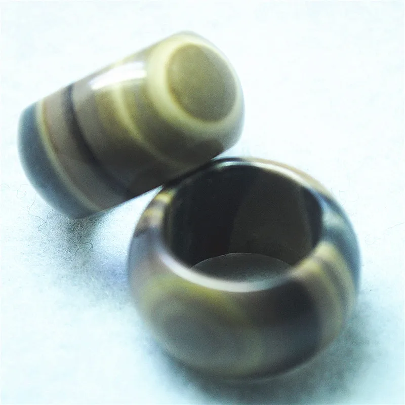 

1PC Nature Mens Finger Rings Natural Jasper Stone Material Hole Diameter 13MM 16MM Top Fashion Jewelry Good Wearing