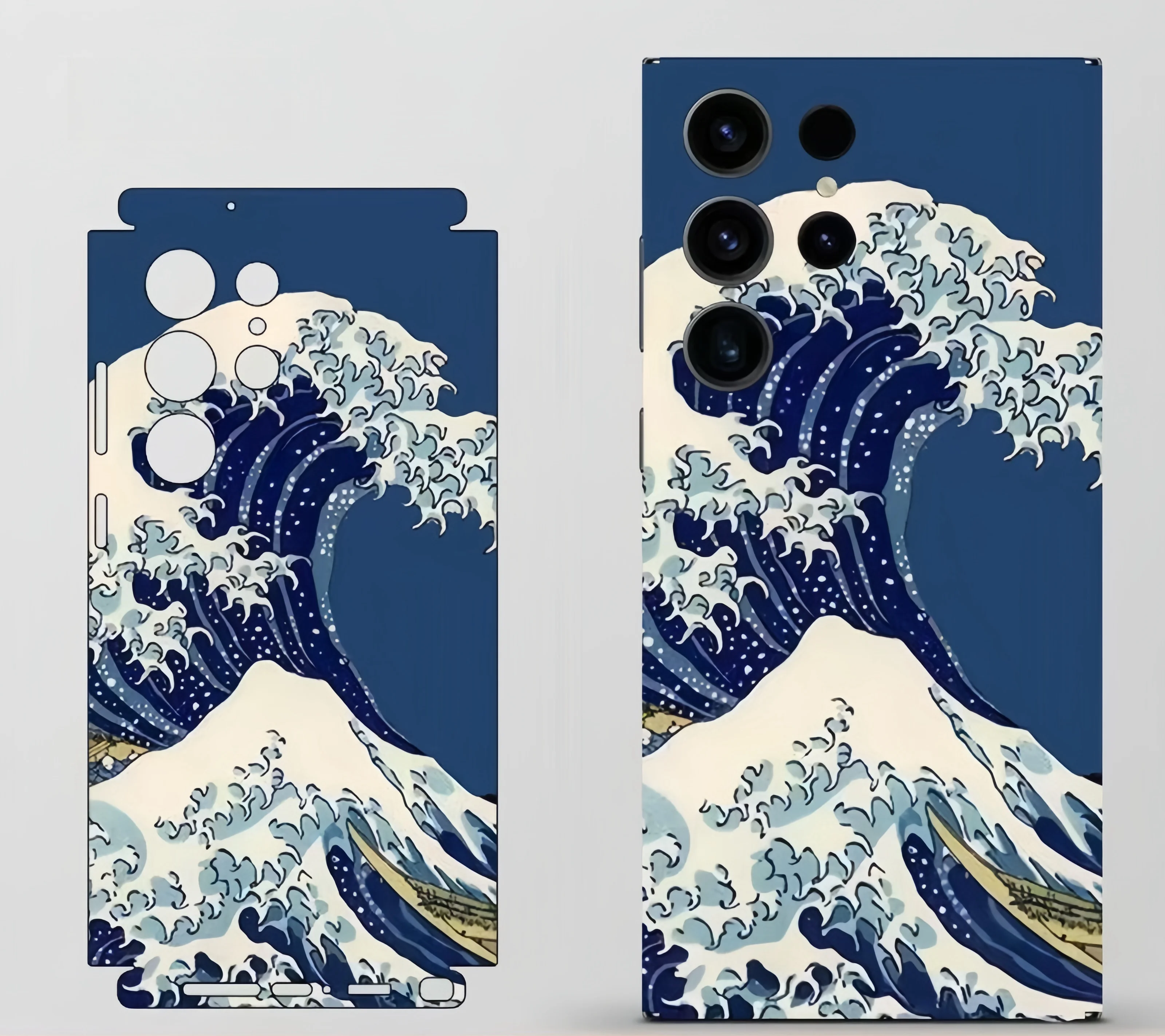

Colorful Decal Skin for Samsung Galaxy S24 S23 S26 Ultra Plus S25 Note20 Back Screen Protector Cover Wrap Stones Sticker