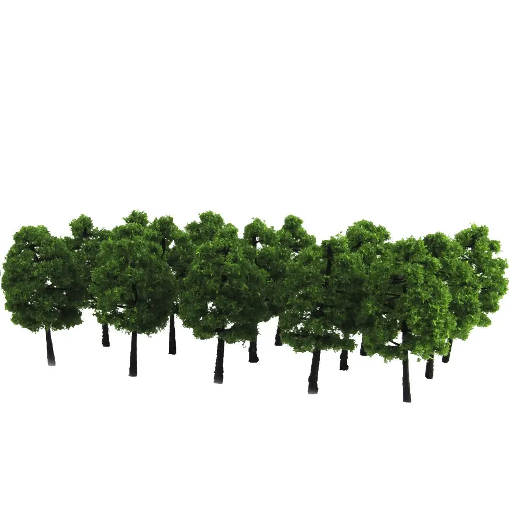 Model Tree Landscape Greenery Set Scenery Vegetation for Architectural Layout Scale