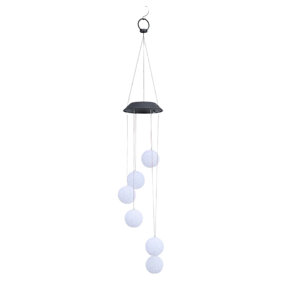 Solar Wind Chime Light Kleurrijke Gradient Particle Ball Regendicht Hangende Outdoor Garden Lamp Lights
