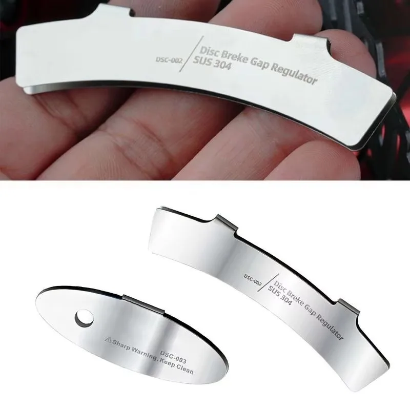 Bicycle Disc Brake Pad Adjustment Alignment Tool Plate Brake Rotor Replace Cycling Brake Adjustment Pads Outdoor Camping Tool