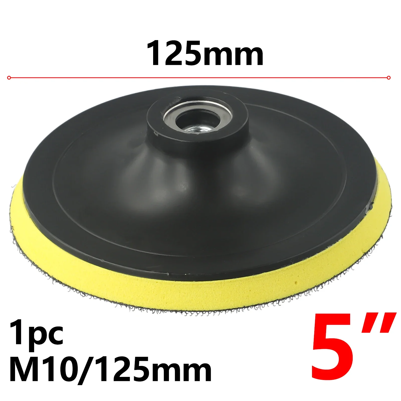 Imagem -06 - Auto-adesivas Backing Pads Polimento Plate Angle Grinder Wheel Sander Disc Polimento Tools Thread Adapter 37 10 mm 14 mm