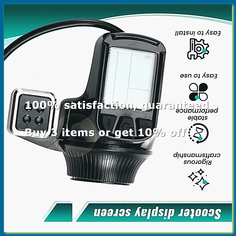 LCD Display for Electric Scooter 60V Throttle Dashboard Accelerator Spare Parts Accessories-ANKL
