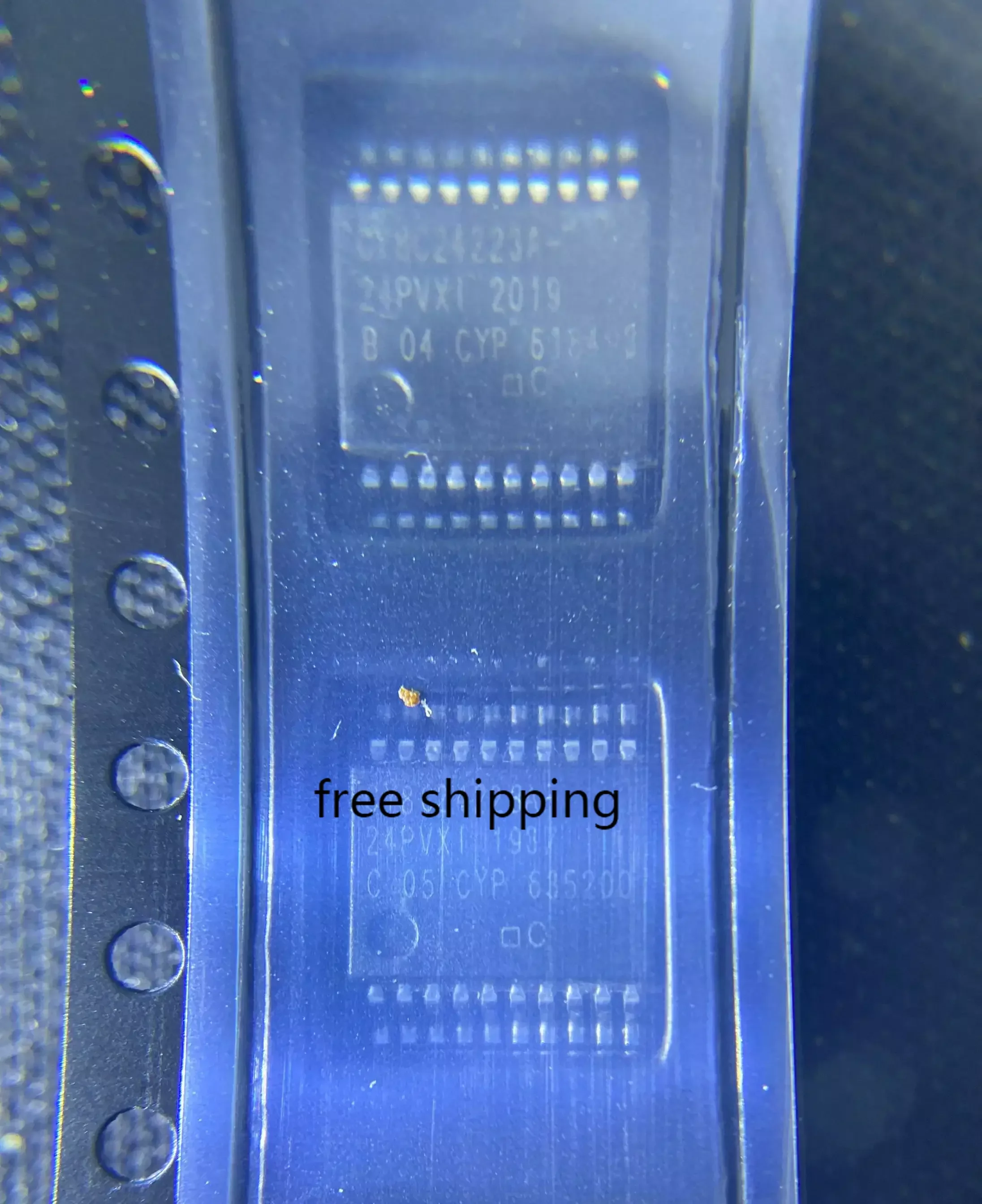 10/PCSLOT CY8C24223A-24PVXI CY8C24223A SSOP-20 متحكم صغير 8 بت مخزون أصلي جديد. في الأوراق المالية.