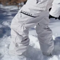Pantalones de esquí para hombre y mujer, ropa cálida de algodón a prueba de viento para deportes al aire libre, Snowboard y nieve, invierno, 2025