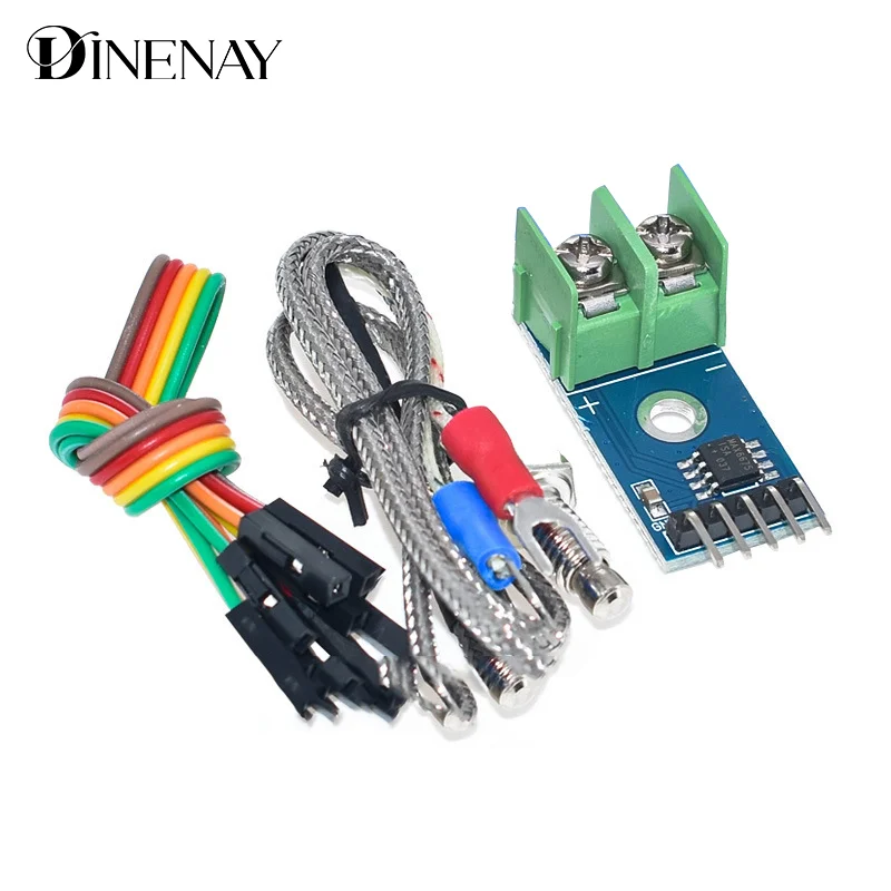 Temperatuurgradenmodule MAX6675 Module + K-type thermokoppel thermokoppelsensor