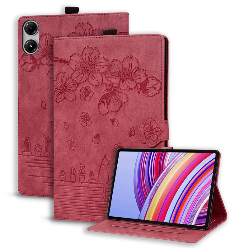 Coque for Xiaomi Redmi Pad 2 2025 11'' Case Embossed Painting Wallet Flip Stand Cover for Funda Redmi Pad 2 2025 11 inch Case