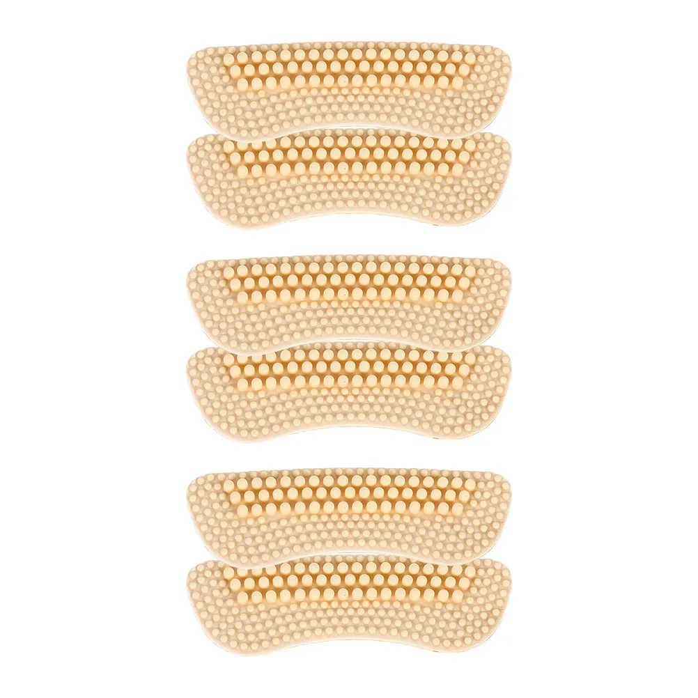

Silicone Heel Pads Self Adhesive Anti Slip Grips Protective Liners Columnar Protrusions Cushioning Massage Experience Suitable