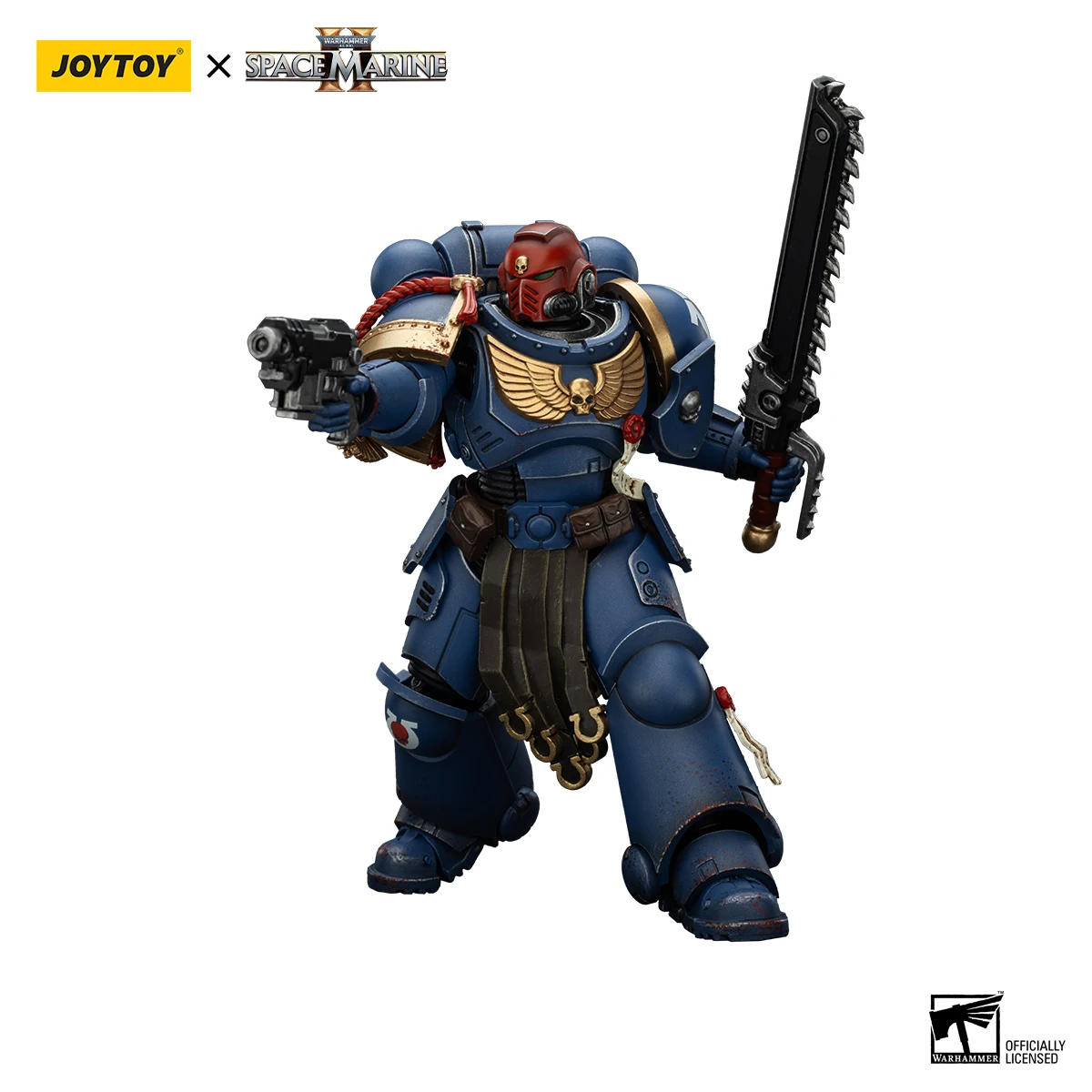 JOYTOY Warhammer40K 1/18 Space Marines Actionfigur Ultramarines Sergeant Gadriel Collectors Edition Figuren Spielzeug