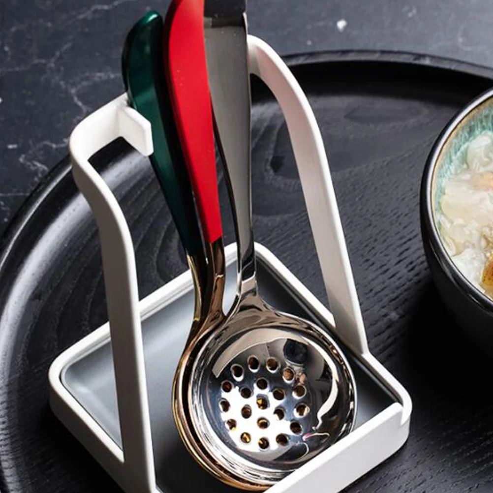 

Multifunctional Stainless Steel Strainer Scoop Hot Pot Food Serving Spoon High-Density Colander Kitchen Tool