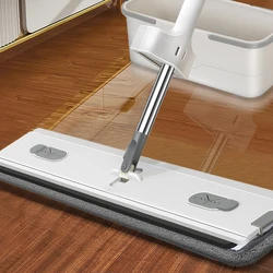 2023 New style large flat mop 360°Rotating Self-contained Dewatering Scraper mop For Home Hardwood Floor Deep Cleaning Mop