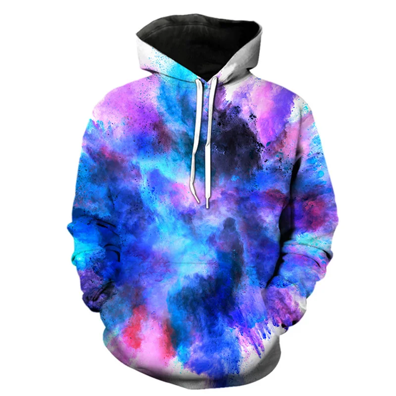 Gouache Color Fashion Style 3D Printed Hoodies Harajuku Unisex Pullovers Hoodie Casual Sweatshirts Street Top Tracksuit