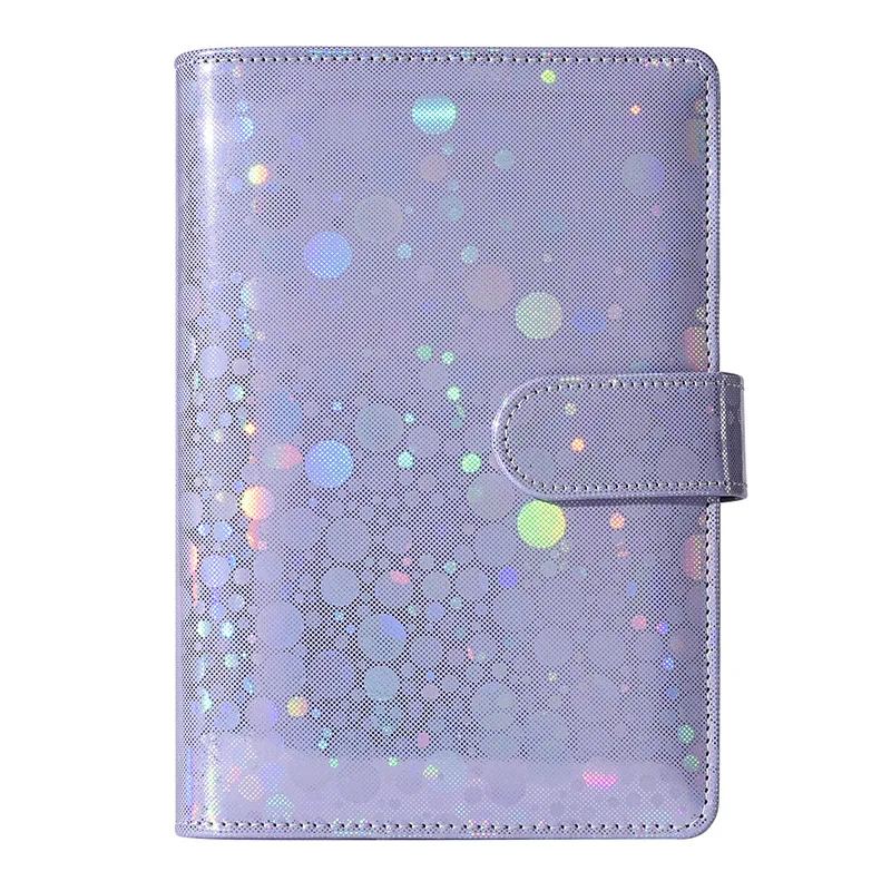Closeout A6 Sliver Purple Money Budget Planner Binder Zipper Envelopes Cash Envelopes For Budgeting Money Organizer