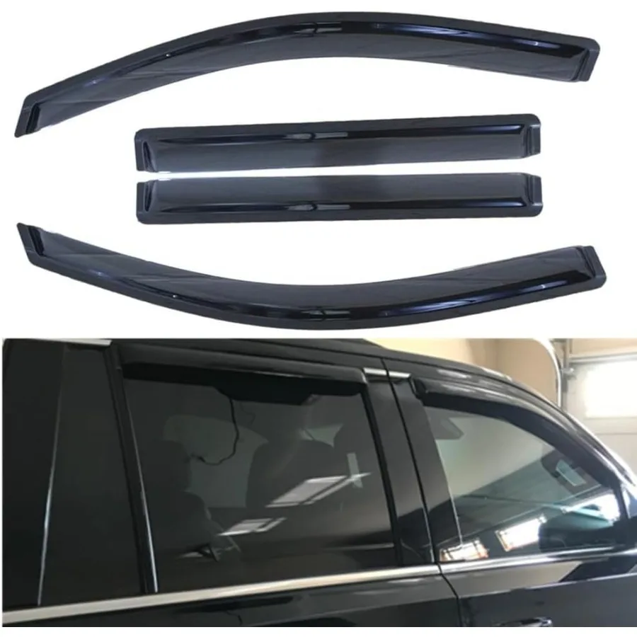 

Side Window Visors rain Guards Vent Deflectors Compatible with Chevrolet Tahoe/GMC Yukon/Cadillac Escalade 2015-2020 Vent Defle