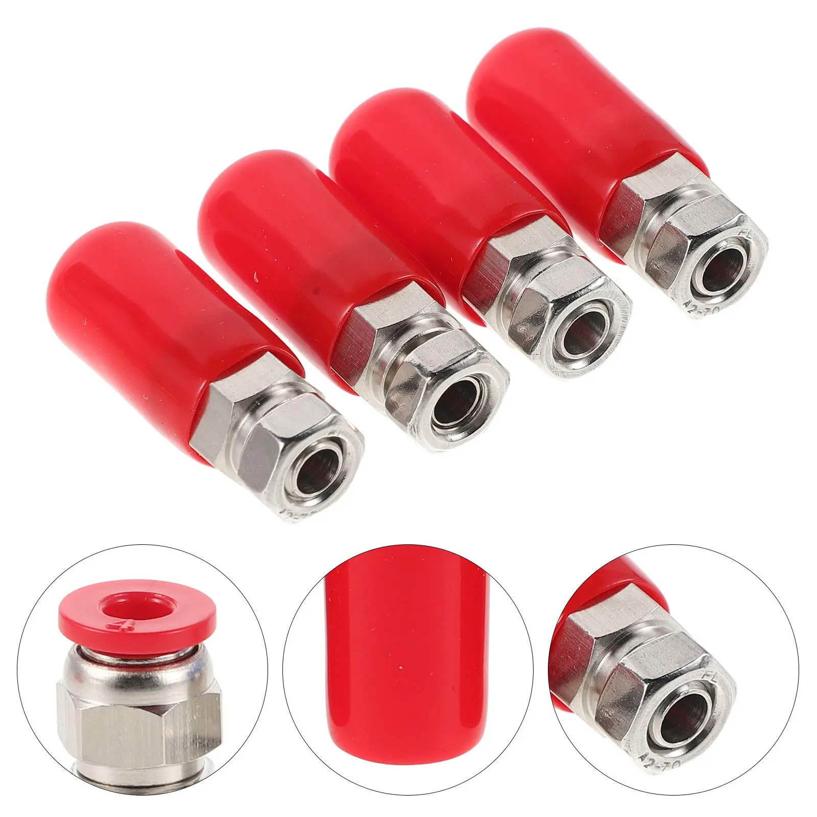 

2 комплекта пневматических соединителей PC4-M6 из PTFE для сушилки филамента 3D-принтера, адаптер для экструдера с трубкой подачи 4x2.5 мм, прецизионный влагозащитный
