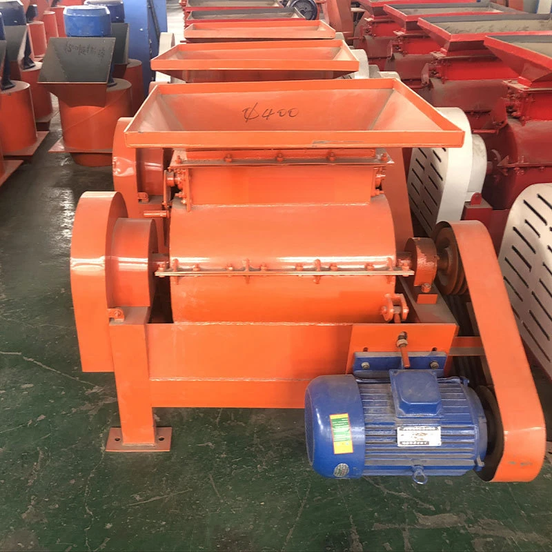 Roller Press Urea Organic Fertilizer Granule Crusher Wood Block Ore Sawdust Chemical Raw Material Crushing Equipment