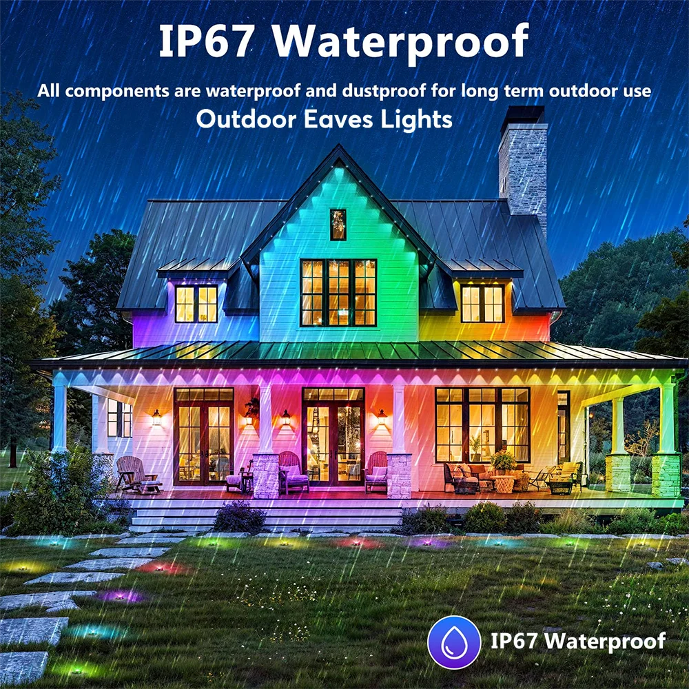 パーティー用長持ちLED、クリスマス屋外用常設ストリングライト、屋外IP67防水、結婚式装飾用ストリングライト。