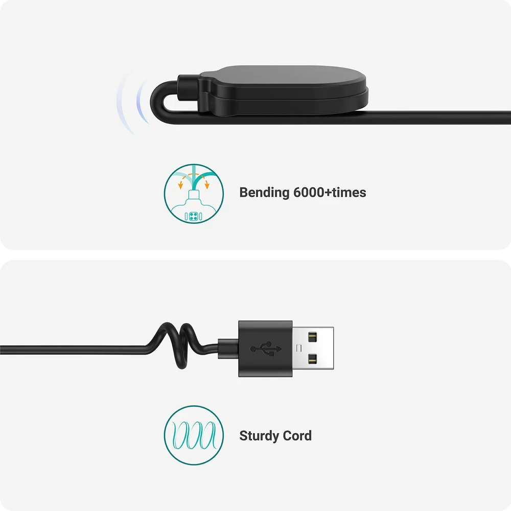 For Garmin MARQ 2 Charging Cable For MARQ2 Gen2 Adventurer/Aviator/Captain/Athlete/Golfer Smart watch USB-C & A Charger