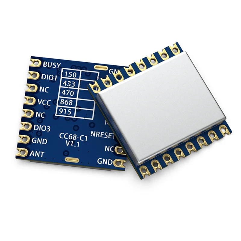 ABDE-CC68-C1 433 МГц LLCC68 Модуль Lora 160 МВт 5 км Полностью вместо LORA1262/LORA1268