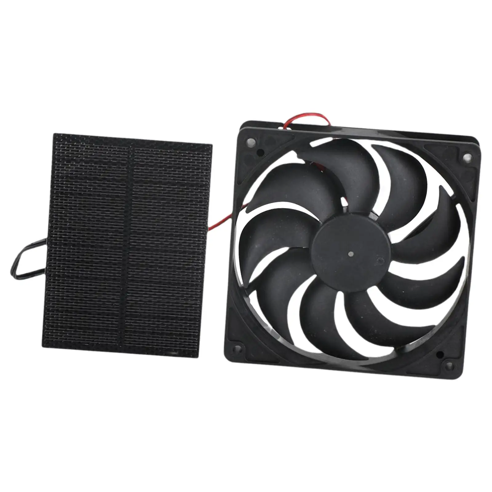 3w 6 Polegada kit ventilador de exaustão solar extrator ar mini ventilador painel solar alimentado para cachorro casa frango estufa