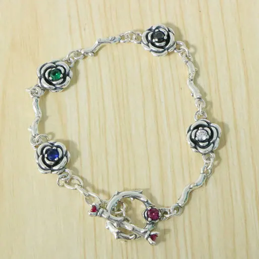

Rose Bracelet Girl 925 Sterling Silver Light Luxury Ins Small Design 2022 New Exquisite and Luxury Birthday