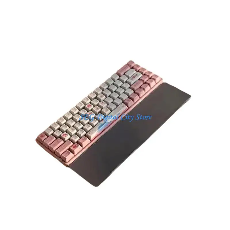 

U75B Keyboards Wrist Rest Acrylic Simplicitys Hand Wrist Pad for Mechanical Keyboards