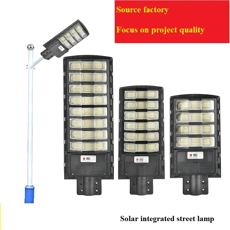 

New Solar LED Street Light for Outdoor IP65 with High Power and Motion Sensor for Courtyard , Rural Street and Pathway