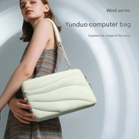 Storage Bag Friendly Shockproof Lightweight Bag Gift Fresh Solid Color Cloud Computer Bag Custom Commuter Hand Held Office Bag