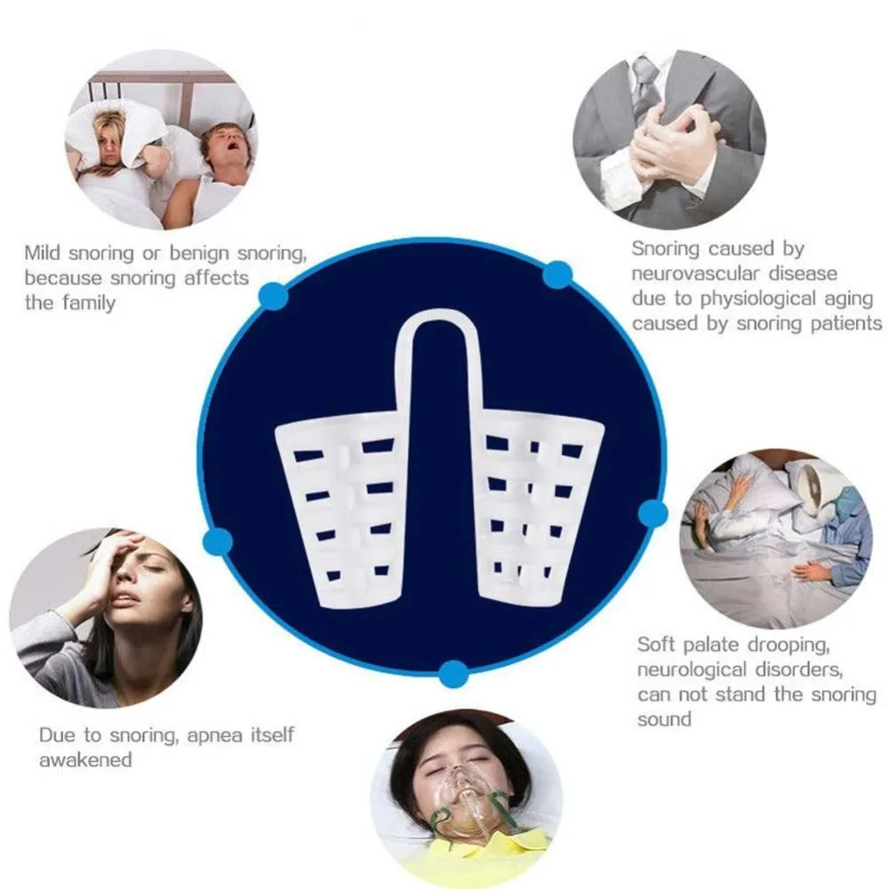 8pcs Anti-Snoring Device Easy To Breathe And Sleep Mini Nose Clip Snoring Congestion Auxiliary Nasal Dilator Device Is Blocked