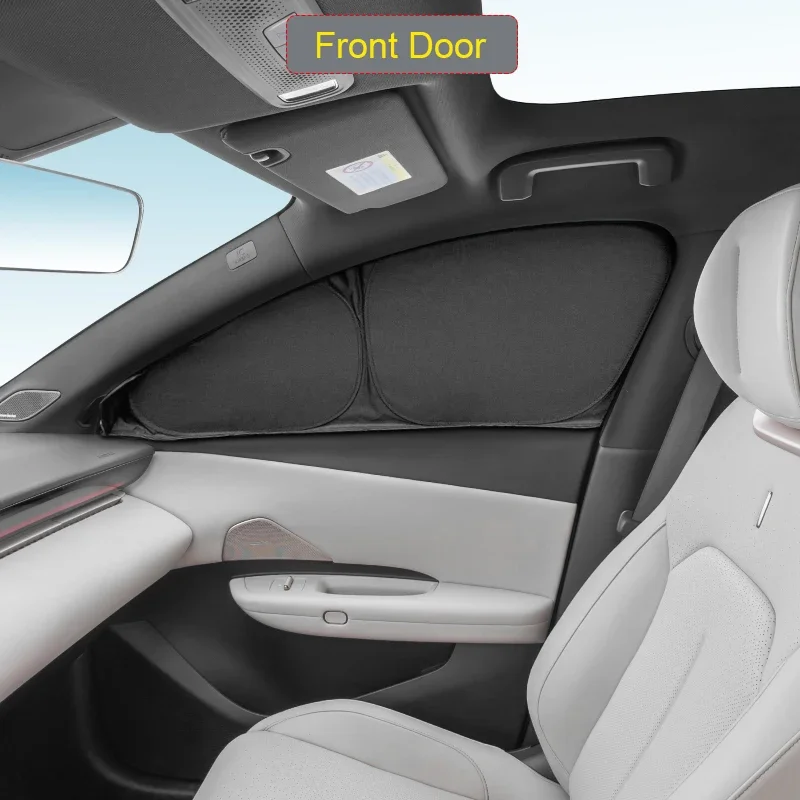 

Car Black Window Privacy Sunshade Anti-UV Heat Insulation For LYNK&CO 02 Z20 2024-Present Protect Cover Interior Accessory
