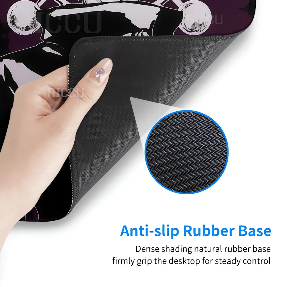 HD 60x30CM Schwarz Anime Jujutsu Kaisen XXL Mauspad Gojo Satoru Mauspads Computer Gaming Peripherie PC Zubehör Schreibtisch Matte