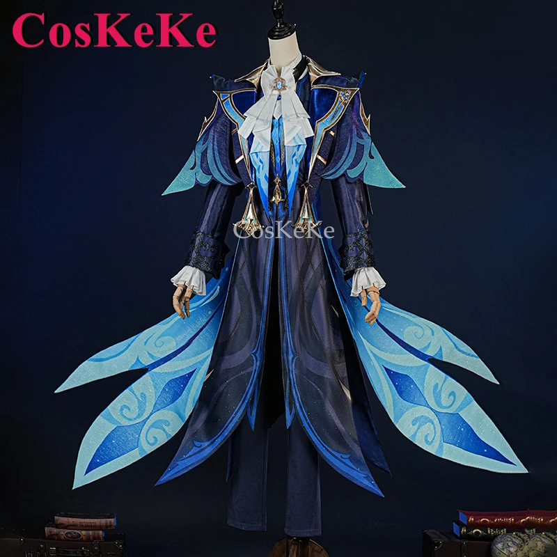 

CosKeKe Neuvillette Cosplay Game Genshin Impact Costume Full Set Handsome Uniform Halloween Party Role Play Clothing S-XXL New