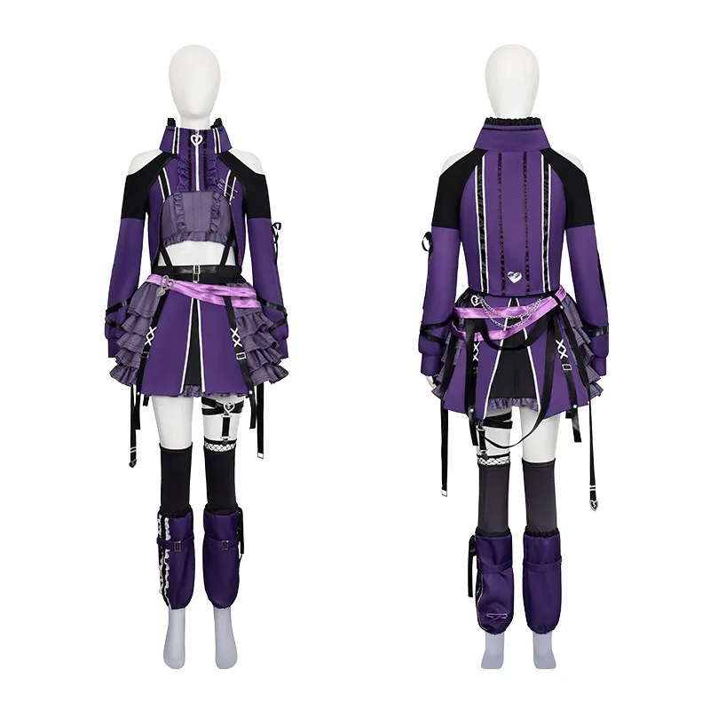 Hana Suzuki Shiny Colors Cosplay Costume Black Star Group Idol Uniform Stage Performance Outfit Full Set For Women Convention
