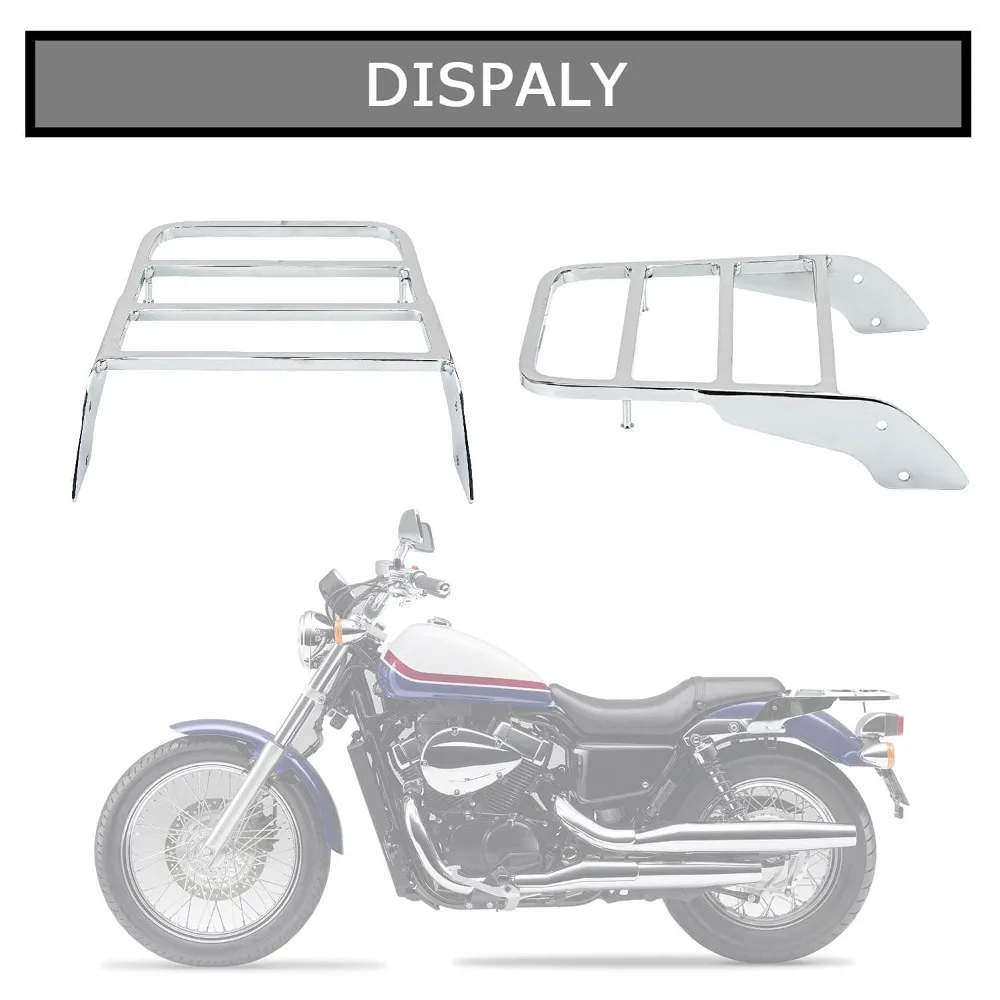 Motorcycle Rear Luggage Rack Solo Seat Sissy Bar For Honda Shadow Steed VLX 600 1999-2007 and for Shadow VT750 C2 1997-2003