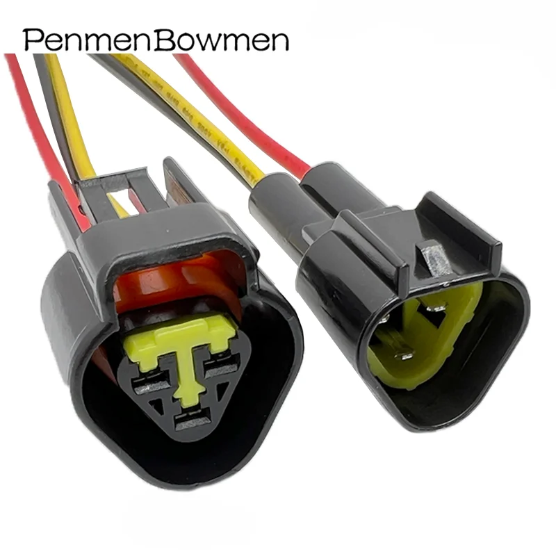 1 Pc 3 Pin 2.3mm Furukawa Black Auto Male Female Waterproof Connector Plug Wire Harness FW-C-3M-B FW-C-3F-B