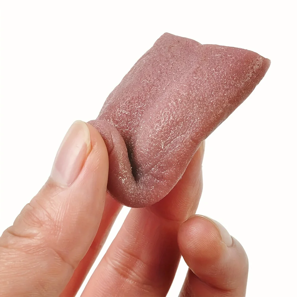 Funny Silicone Fake Tongue Prank Prop - Perfect for Halloween & Party Tricks, No Batteries Required image 6
