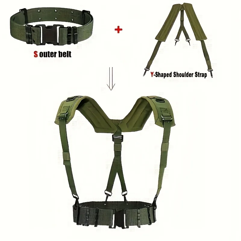 

Универсальный уличный тактический Y-образный ремень для охоты и рыбалки, поясной ремень для камеры, плечевой ремень для камеры, нагрудный ремень