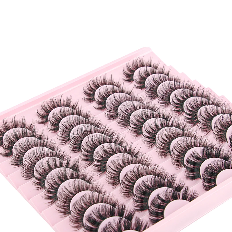 Ysdo-ナチュラルミンクまつげ,コスメティックストリップ,ラクタブル,ソフト,つけまつげエクステ,卸売り,メイクアップ,20ペア