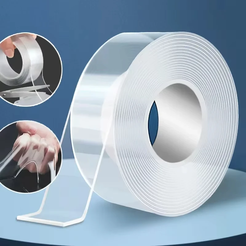 High Quality Nano Double-Sided Tape Acrylic Double-Sided Tape Non-Trace Hook Adhesive Transparent Tape Water Proof Nano Adhesive