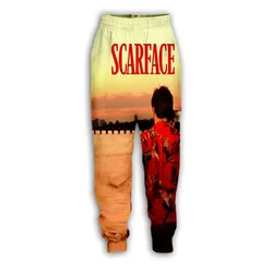 New Fashion 3D Print Scarface Casual Pant Sport Sweatpants Straight Pants Jogging Pants Trousers for Women/Men  H01