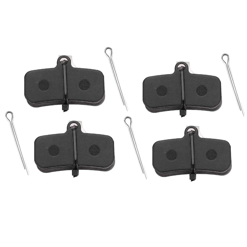 4 Pairs Resin Bike Disc Brake Pads for Shimano Saint BR-M810 M820 Zee BR-M640 XTR-M9120 Deore XT BR-M8020 M8120 M6120 BR-MT420