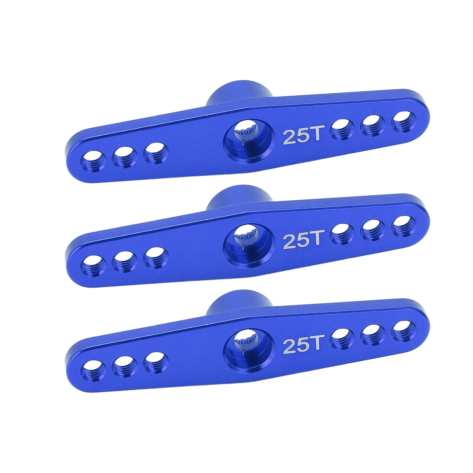 3Pcs 25T Aluminum Alloy RC Servo Arm Horn Long Type for 1/10 Remote Control Car Upgrade Part - view 4