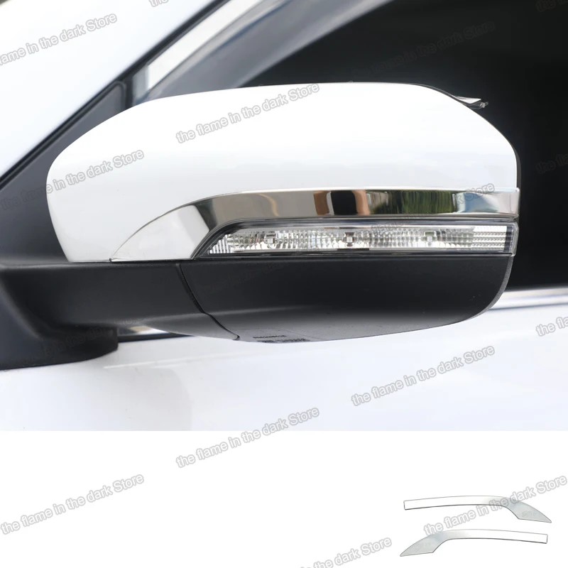 

shiny silver car rearview trims decoration for Changan CS55 2017 2018 2019 2020 2021 exterior accessories styling chrome